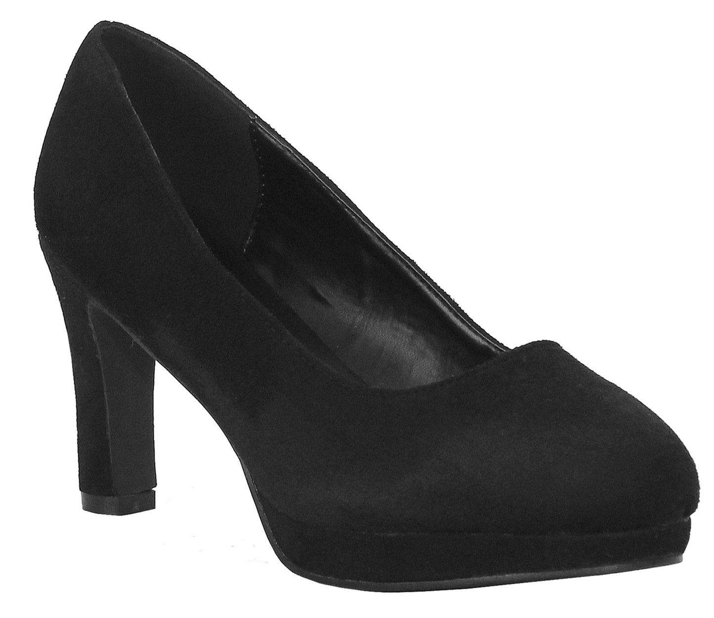 B765943 Womens Platform Heels in Black