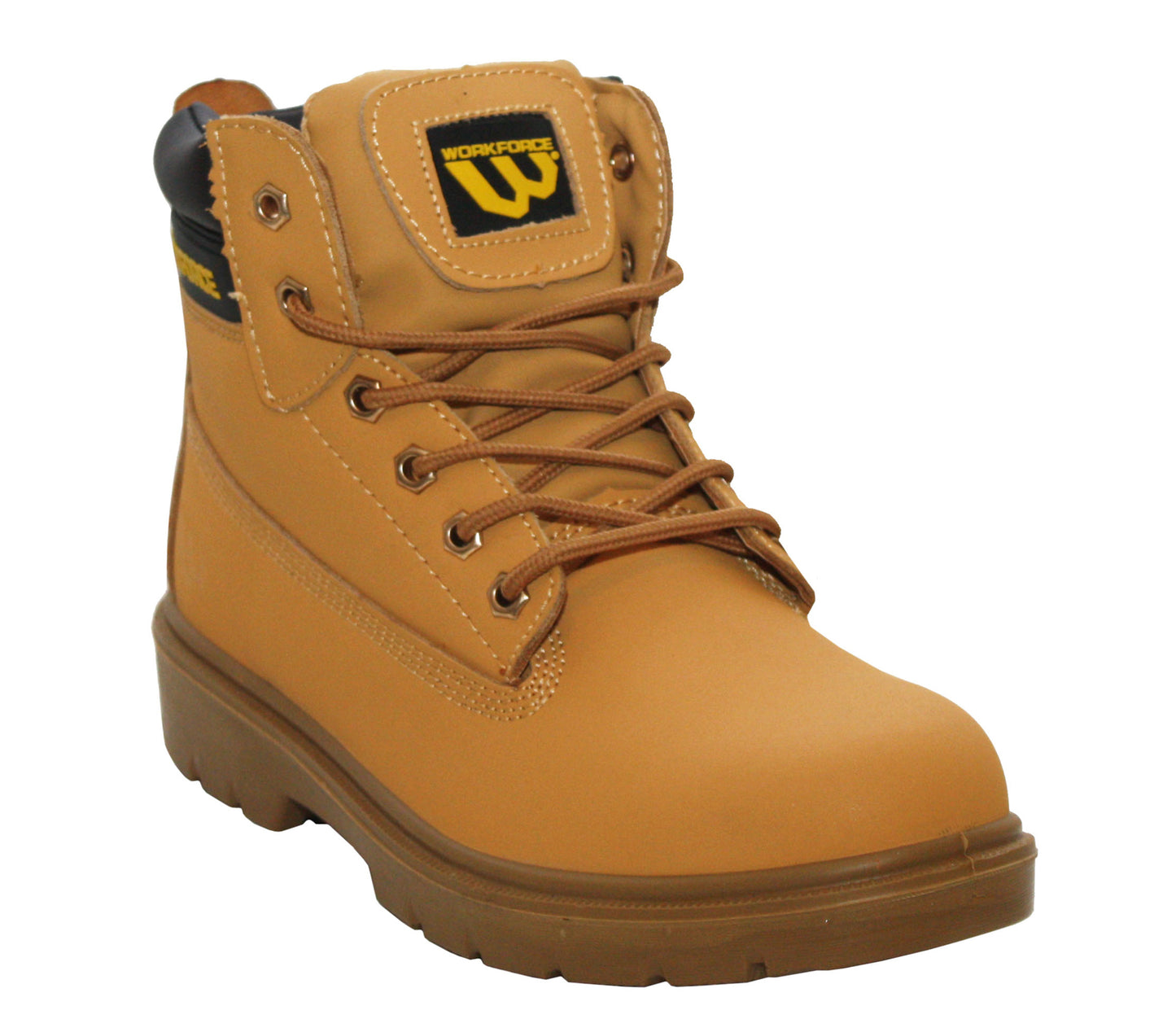 WF301 Mens Leather Safety Boots in Honey