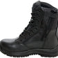 Mens work shoe Waterproof Military Style Safety Boots in Black
