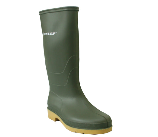 DULL Dunlop Unisex Wellington Boots in Green