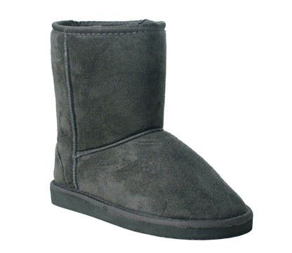 SANDYK Girls Kids Warm Ankle Boots in Grey