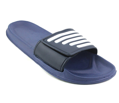 BLACKPOOL Mens Lightweight EVA Sliders in Navy