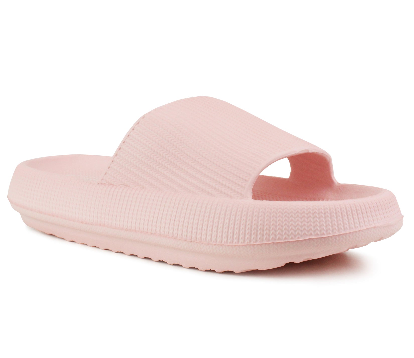 LUKE Womens Lightweight Chunky Sliders in Pink