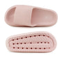 LUKE- Womens Lightweight Chunky Sliders in Pink