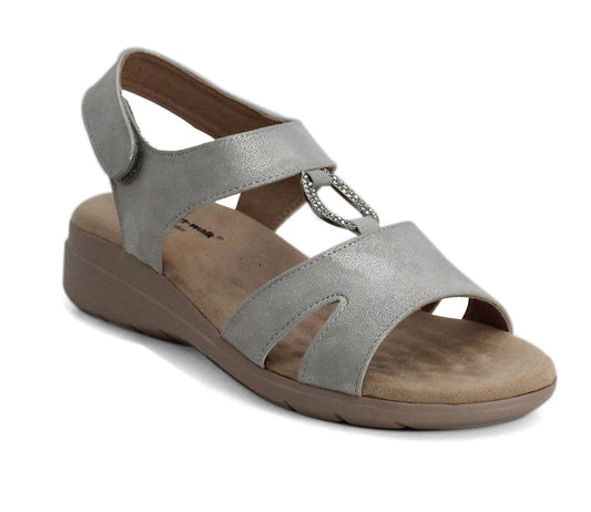 GILLIAN Womens Slingback Sandals in Silver